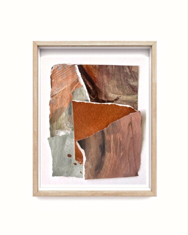 Collages getiteld "Substratos nr1" door Claudia Trongmo, Origineel Kunstwerk, Collages
