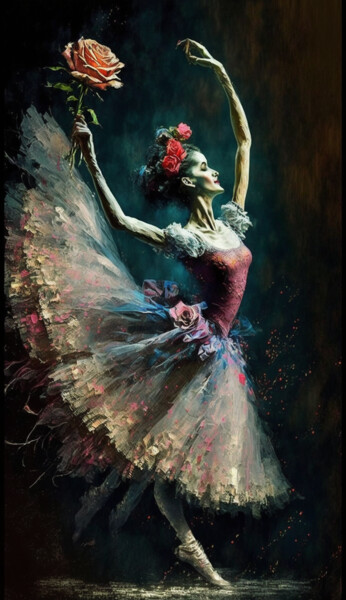 Arte digitale intitolato "Donna" da Nicolas Chammat, Opera d'arte originale, Immagine generata dall'IA