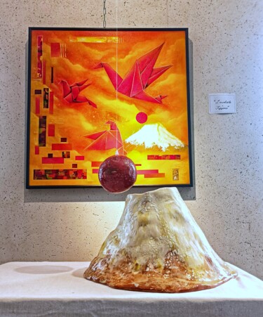 ""Sortie de tableau…" başlıklı Heykel Moune Céramique tarafından, Orijinal sanat, Kil