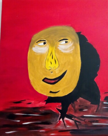 Peinture intitulée "Regard figuratifs h…" par Guillaume Monnet, Œuvre d'art originale, Acrylique