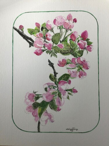 Painting titled "YOUPIiiii" by Michel Cendra-Terrassa, Original Artwork, Watercolor