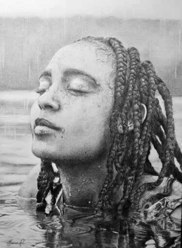 Dessin intitulée "Renaissance" par Aveiro R., Œuvre d'art originale, Graphite