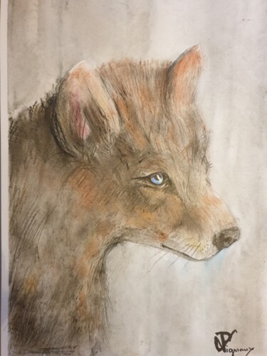Peinture intitulée "Les Griffes de la n…" par Philippe Vignaux, Œuvre d'art originale, Pastel