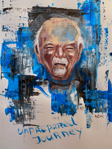 Tekening getiteld "Unprepared Journey" door Ronny Simon, Origineel Kunstwerk, Acryl