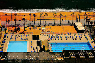 LES PISCINES DE LA MÉDITERRANÉE Photographie intitulée "LES PISCINES DE LA…" par Florence Autelin, Œuvre d'art originale, Photographie numérique Monté sur A…