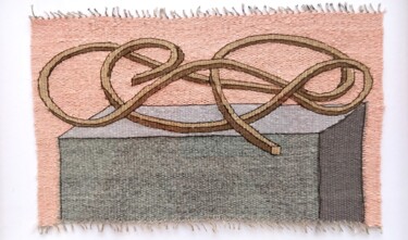 제목이 "knot"인 섬유 예술 Kseniia Hopko로, 원작, 태피스트리 판지에 장착됨