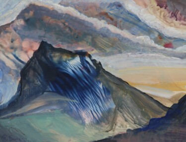 绘画 标题为“Mountains” 由Sviatlana Danskaya, 原创艺术品, 丙烯