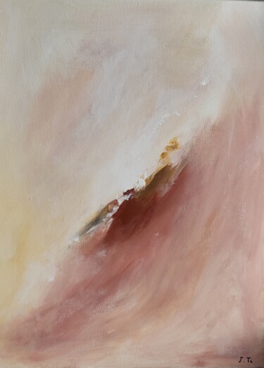 제목이 "Beige love#2.Origin…"인 미술작품 Jane Ti로, 원작, 아크릴 나무 들것 프레임에 장착됨