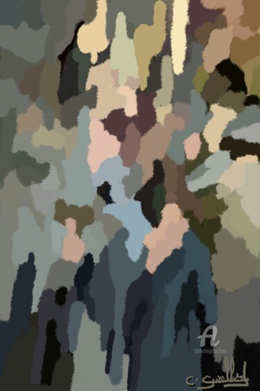 绘画 标题为“Urban 3.” 由Cédric Gaillard, 原创艺术品, 油