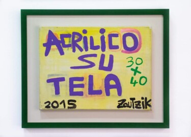 Acrilico su tela Pintura intitulada "Acrilico su tela" por Marco Zautzik, Obras de arte originais, Acrílico