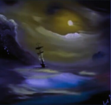 Peinture intitulée "Emotzione Italia #o…" par Pascal Jung, Œuvre d'art originale, Huile