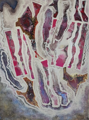 Collages titled "Islands" by Lynda Rosemarie Stevens, Original Artwork, Collages