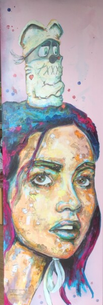 Peinture intitulée "Kouign-amann patate…" par Pascal Fairier, Œuvre d'art originale, Acrylique