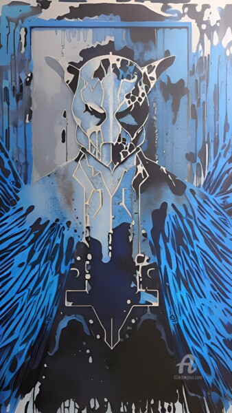 Arts numériques intitulée "Cowboyz" par Artynkom, Œuvre d'art originale, Impression numérique