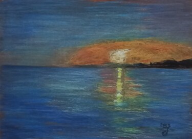 Pintura titulada "Bello Atardecer" por Jose Oña Jurado, Obra de arte original, Oleo