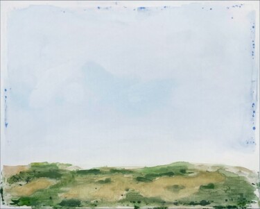 绘画 标题为“GRASSLANDS No.2204” 由Gustaf Tidholm, 原创艺术品, 丙烯 安装在木质担架架上
