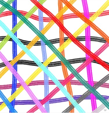 Arts numériques intitulée "D033/2023" par Marco Zautzik, Œuvre d'art originale, Peinture numérique
