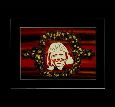 Schilderij getiteld "Zelfportret Henk De…" door Henk Dekkers, Origineel Kunstwerk, Acryl