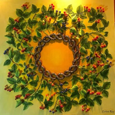 Forest Glade Painting titled "Forest Glade" by Larisa Ruy, Original Artwork, Clay