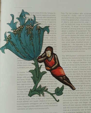 Collages intitulée "Homage to William M…" par Vanitas-Editions, Œuvre d'art originale, Collages