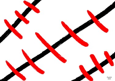 Arte digitale intitolato "D038/2023" da Marco Zautzik, Opera d'arte originale, Pittura digitale