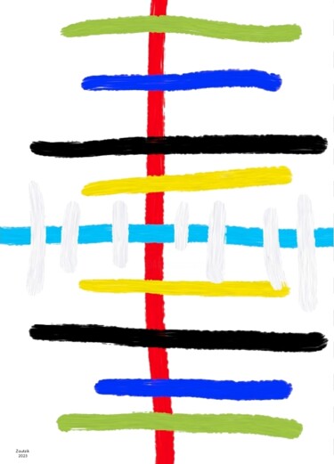 Arte digitale intitolato "D040/2023" da Marco Zautzik, Opera d'arte originale, Pittura digitale