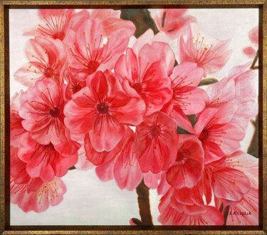 Painting titled "In the arms of pass…" by Larisa Ruy, Original Artwork, Oil