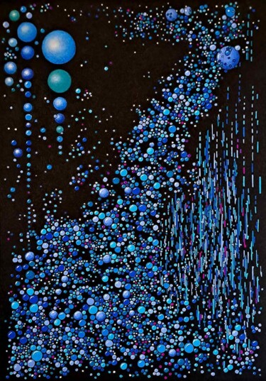 图画 标题为“Bubble jazz” 由Oleksandr Volodymyrets, 原创艺术品, 中性笔