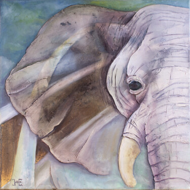 绘画 标题为“Dreams / Elephant” 由Katerina Zhuchenko (RedHeadKat), 原创艺术品, 丙烯
