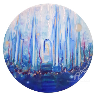 147. La Lémurie 4 Peinture intitulée "147. La Lémurie 4" par Diane Hubesch, Œuvre d'art originale, Acrylique