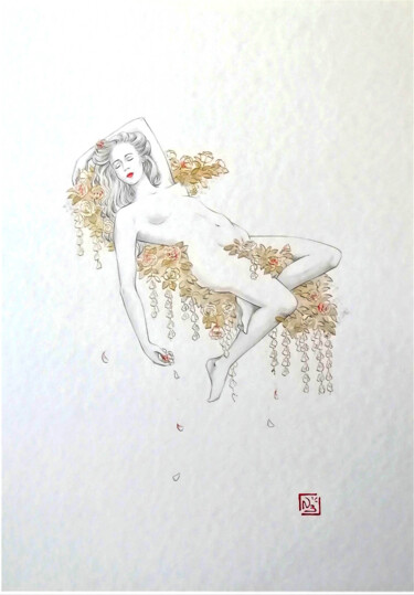 绘画 标题为“Un jour viendra...-…” 由Nathalie Boyer, 原创艺术品, 墨
