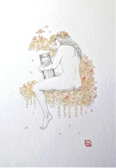 绘画 标题为“Un jour viendra...-…” 由Nathalie Boyer, 原创艺术品, 墨