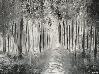 Peinture intitulée "Promenade dans les…" par Olivier De Pooter, Œuvre d'art originale, Acrylique