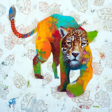 Peinture intitulée "Yaguara" par Toma, Œuvre d'art originale, Acrylique Monté sur Châssis en bois