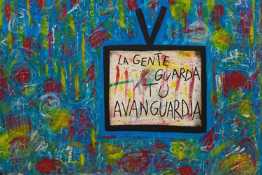 绘画 标题为“La gente guarda tu…” 由Marco Zautzik, 原创艺术品, 丙烯