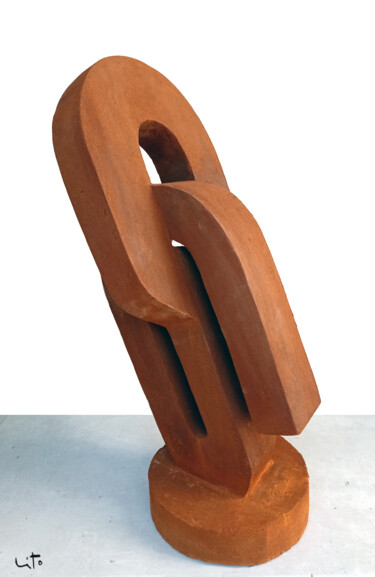 Escultura intitulada "Nudos XIX" por Lito, Obras de arte originais, Concreto
