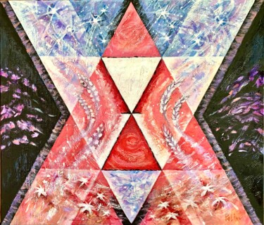 绘画 标题为“The Unity of opposi…” 由Polina Gerdjikova (POLINA), 原创艺术品, 丙烯