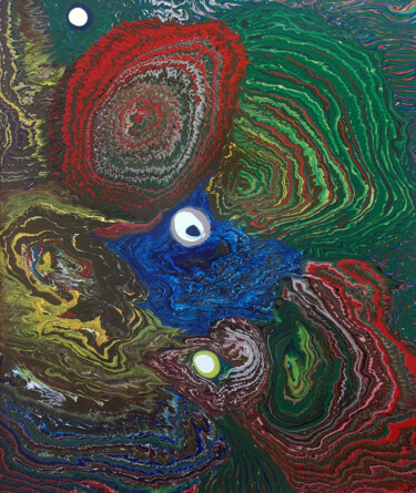 绘画 标题为“Eyes” 由Pavel Krasheninin, 原创艺术品, 颜料