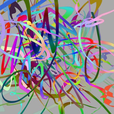 제목이 "Abstraction #1735"인 디지털 아트 Jeb Gaither로, 원작, 2D 디지털 작업