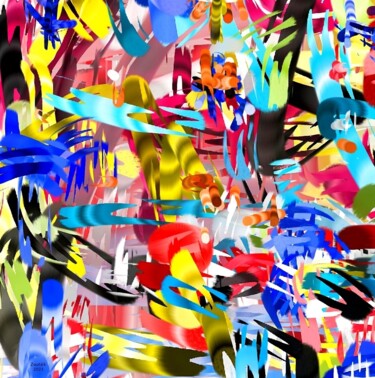 Arte digitale intitolato "D044/2023" da Marco Zautzik, Opera d'arte originale, Pittura digitale