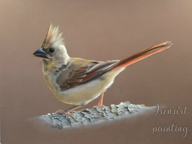 Painting titled "La Belle Orgueilleu…" by Iren'Art Painting, Original Artwork, Pastel