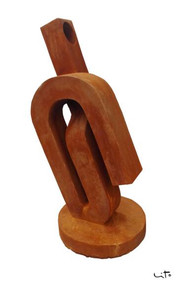 Escultura intitulada "Nudos XIV" por Lito, Obras de arte originais, Concreto