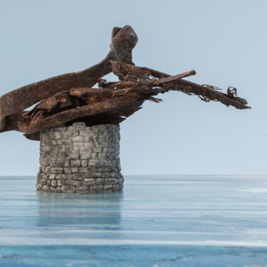 Broken bridge 28 Photography titled "Broken bridge 28" by Gaspard De Gouges, Original Artwork, Digital Photography