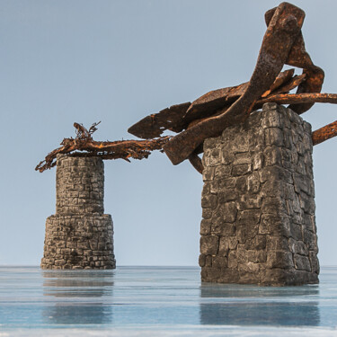 Broken bridge 23 Fotografie mit dem Titel "Broken bridge 23" von Gaspard De Gouges, Original-Kunstwerk, Digitale Fotografie
