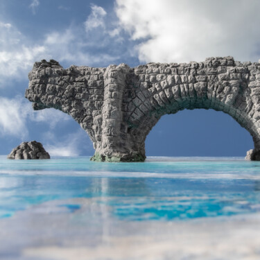 Broken bridge 230 Photography titled "Broken bridge 230" by Gaspard De Gouges, Original Artwork, Digital Photography
