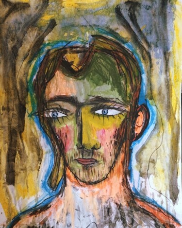 Peinture intitulée "LULU" par Pascal Briba, Œuvre d'art originale, Acrylique