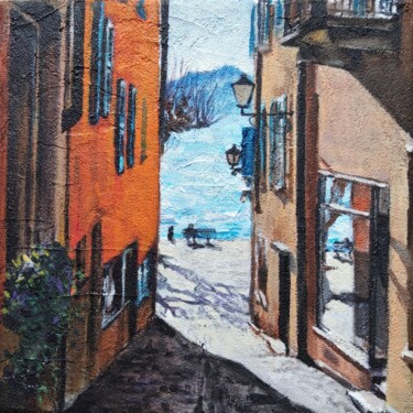 Pintura intitulada "The road to the lake" por Janina Rudenko, Obras de arte originais, Acrílico