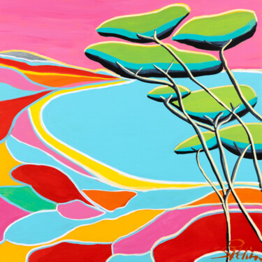 Par ici le soleil Peinture intitulée "Par ici le soleil" par Sophie Petetin, Œuvre d'art originale, Acrylique Monté sur Châssis en bois
