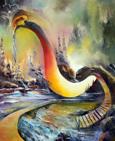 Pintura titulada "VOUS AVEZ DIT PETARD" por Ma, Obra de arte original, Oleo