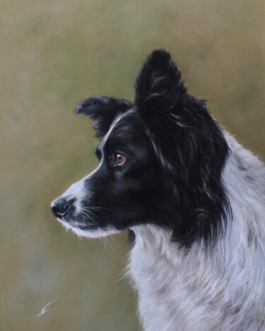 I am working! Dessin intitulée "I am working!" par Irene_art, Œuvre d'art originale, Pastel